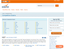 Tablet Screenshot of exams.edurite.com